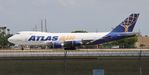 N418MC @ KMIA - GTI 747-400F zx MIA-BOG/SKBO - Atlas to Bogota Colombia