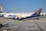 N489MC @ KMIA - GTI 747-400F zx MIA - UIO /SEQM  - backing out to depart to Quito Ecuador - by Florida Metal