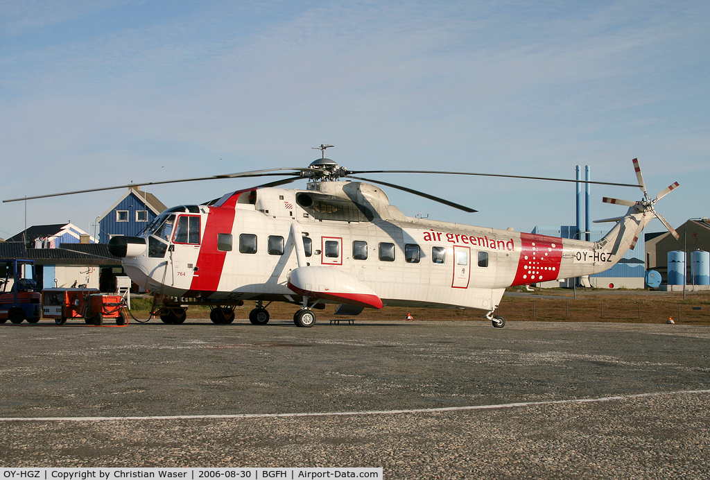 OY-HGZ, 1977 Sikorsky S-61N C/N 61764, S-61 Air Greenland