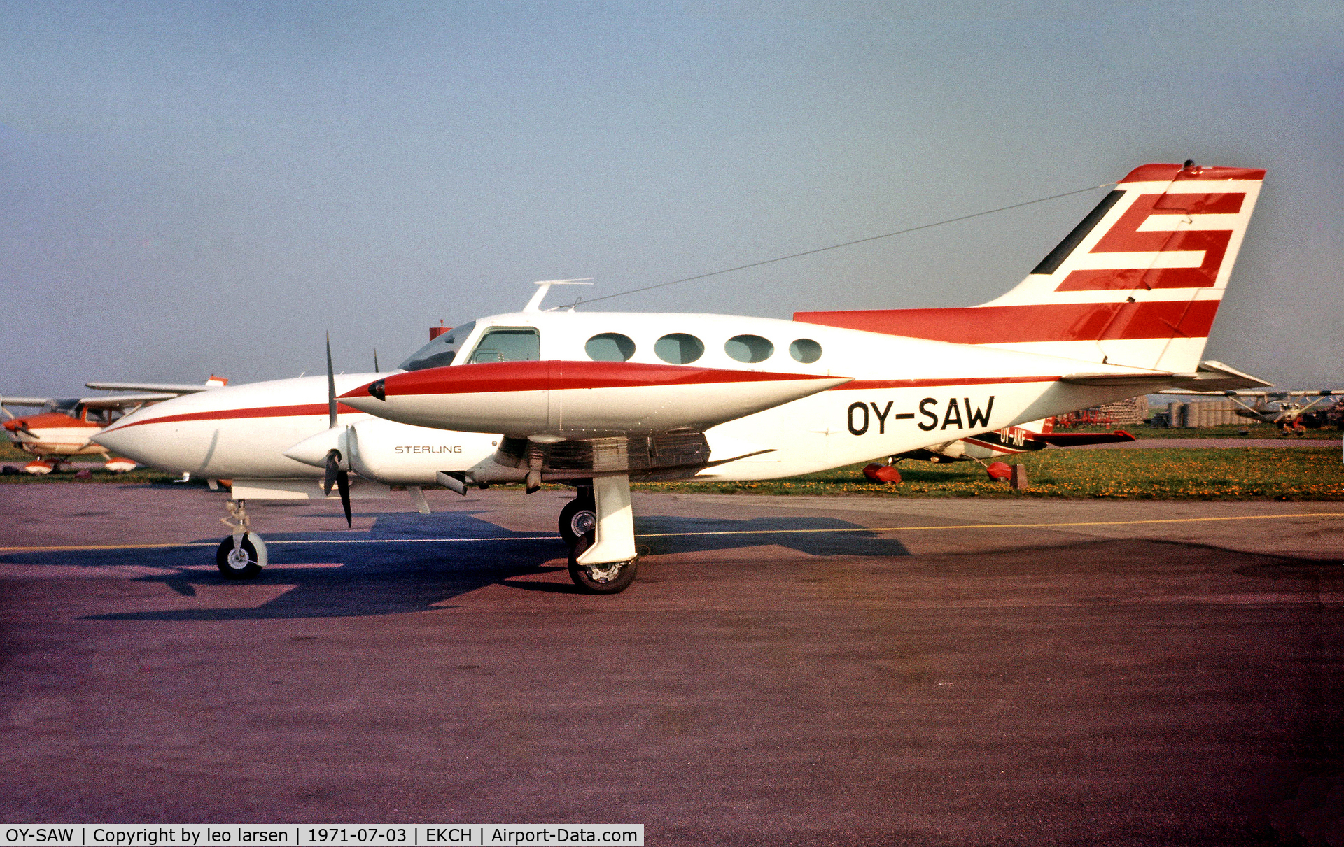 OY-SAW, 1971 Cessna 402B C/N 402B 0112, Copenhagen Kastrup 3.7.71
crashed Billund 29.11.71
