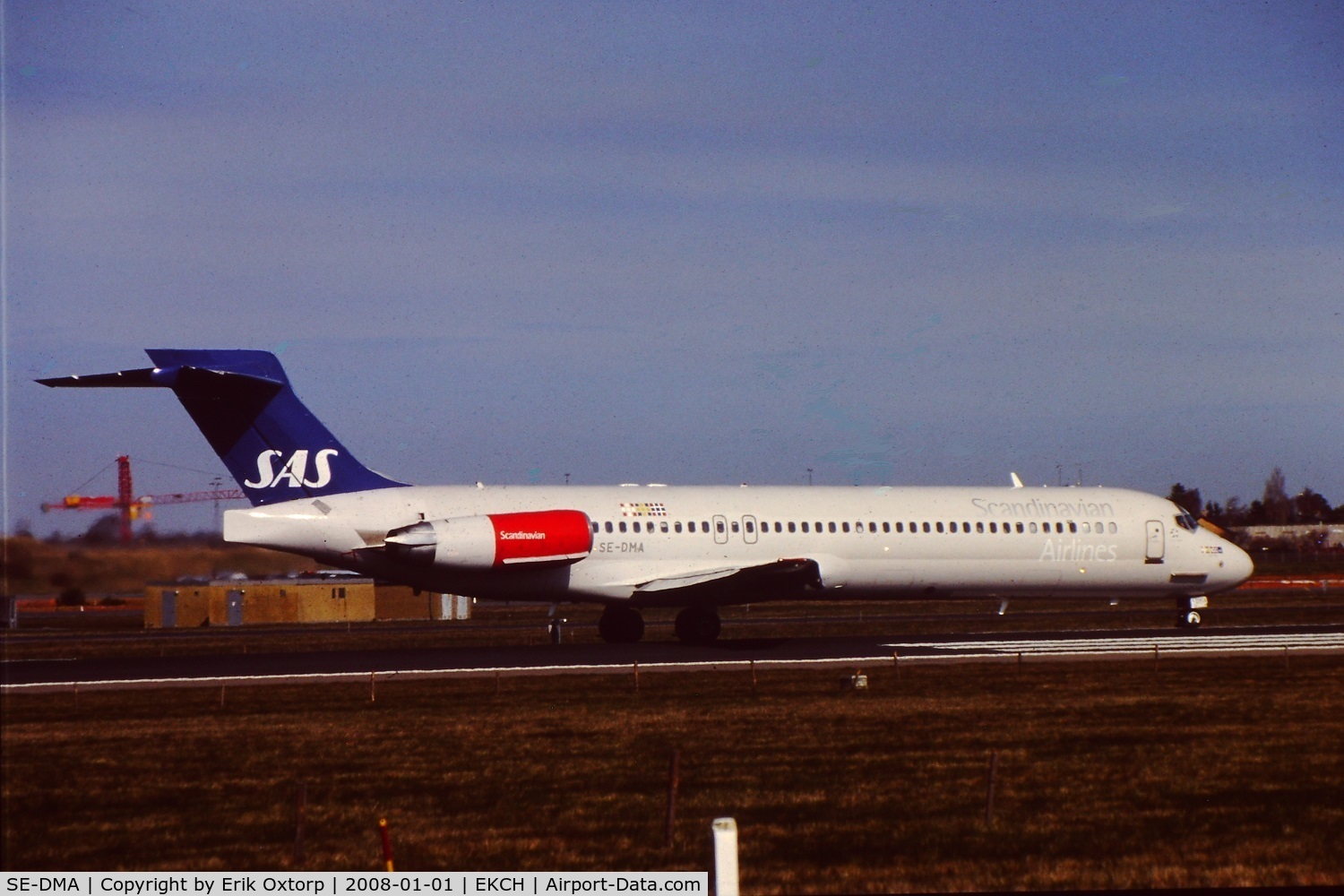 SE-DMA, 1991 McDonnell Douglas DC-9-87 (MD87) C/N 53009, SE-DMA ready for take off rw 04R,