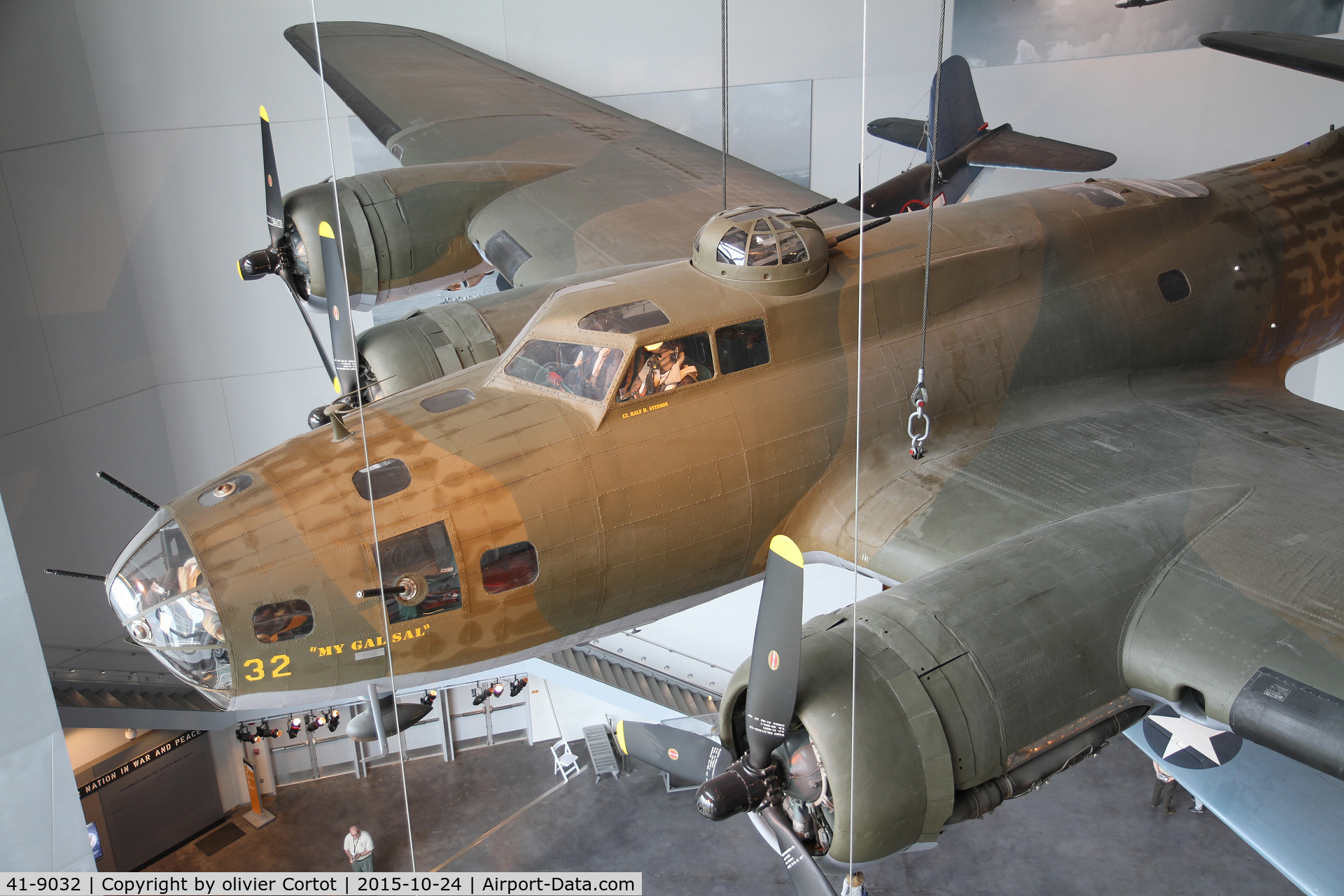 41-9032, 1941 Boeing B-17E Flying Fortress C/N 2503, Now at the New Orleans american WWII museum