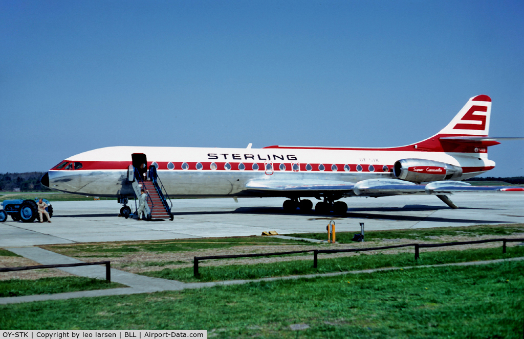 OY-STK, 1970 Aerospatiale SE-210 Caravelle 10B3 Super B C/N 266, Billund 1970