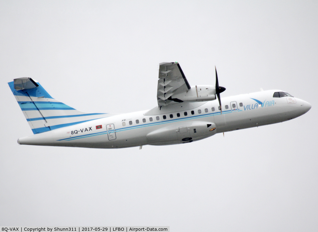 8Q-VAX, 2006 ATR 42-500 C/N 647, Delivery day...