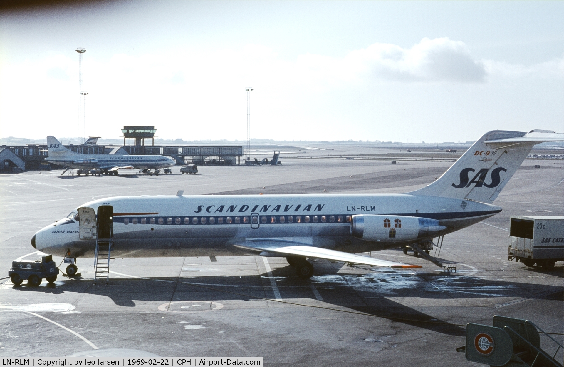 LN-RLM, 1968 Douglas DC-9-21 C/N 47304, Copenhagen 22.2.1969.w/o 30.1.73 Oslo Fornebu