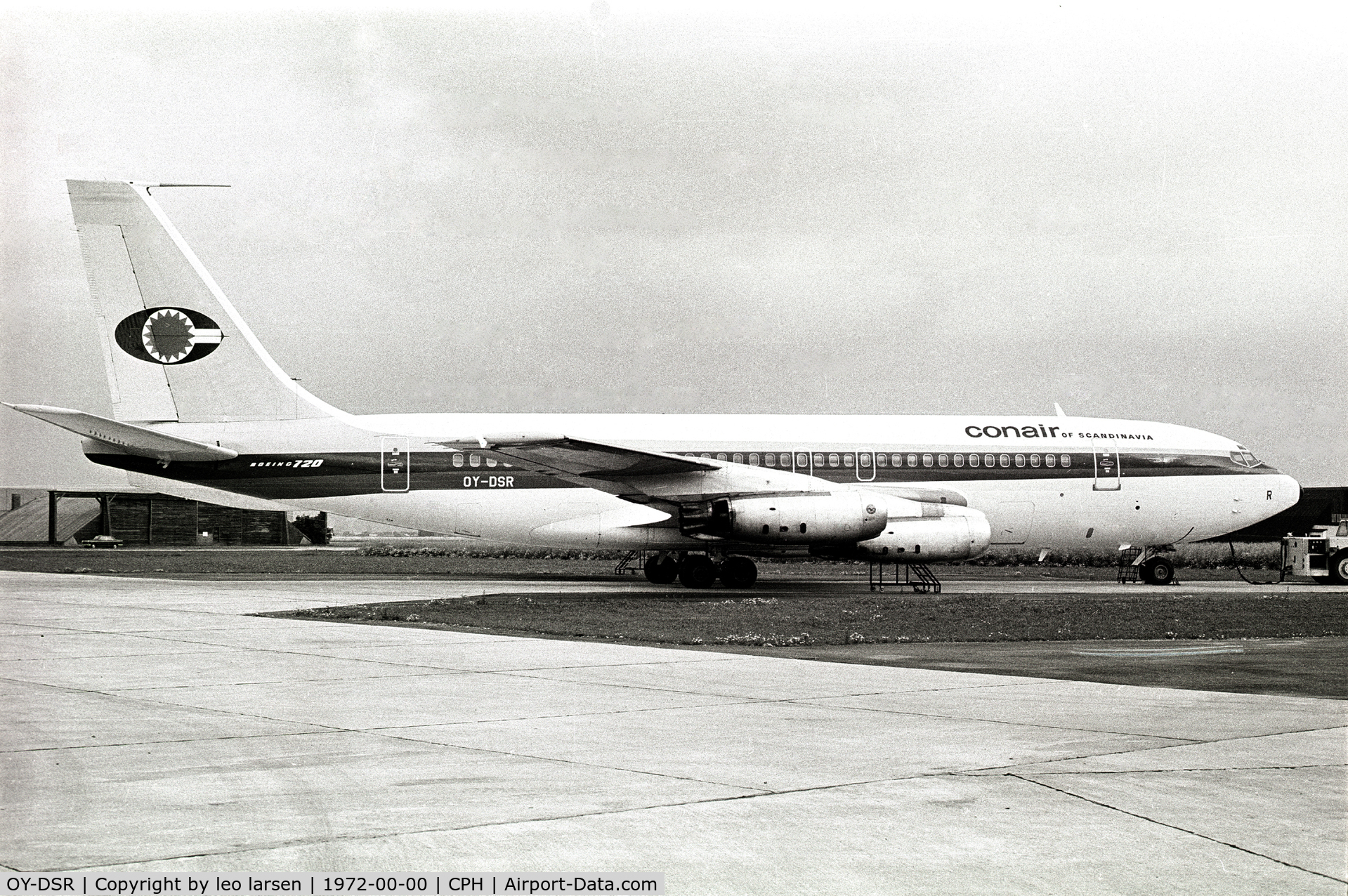 OY-DSR, 1961 Boeing 720-025 C/N 18243, Copenhagen 1972