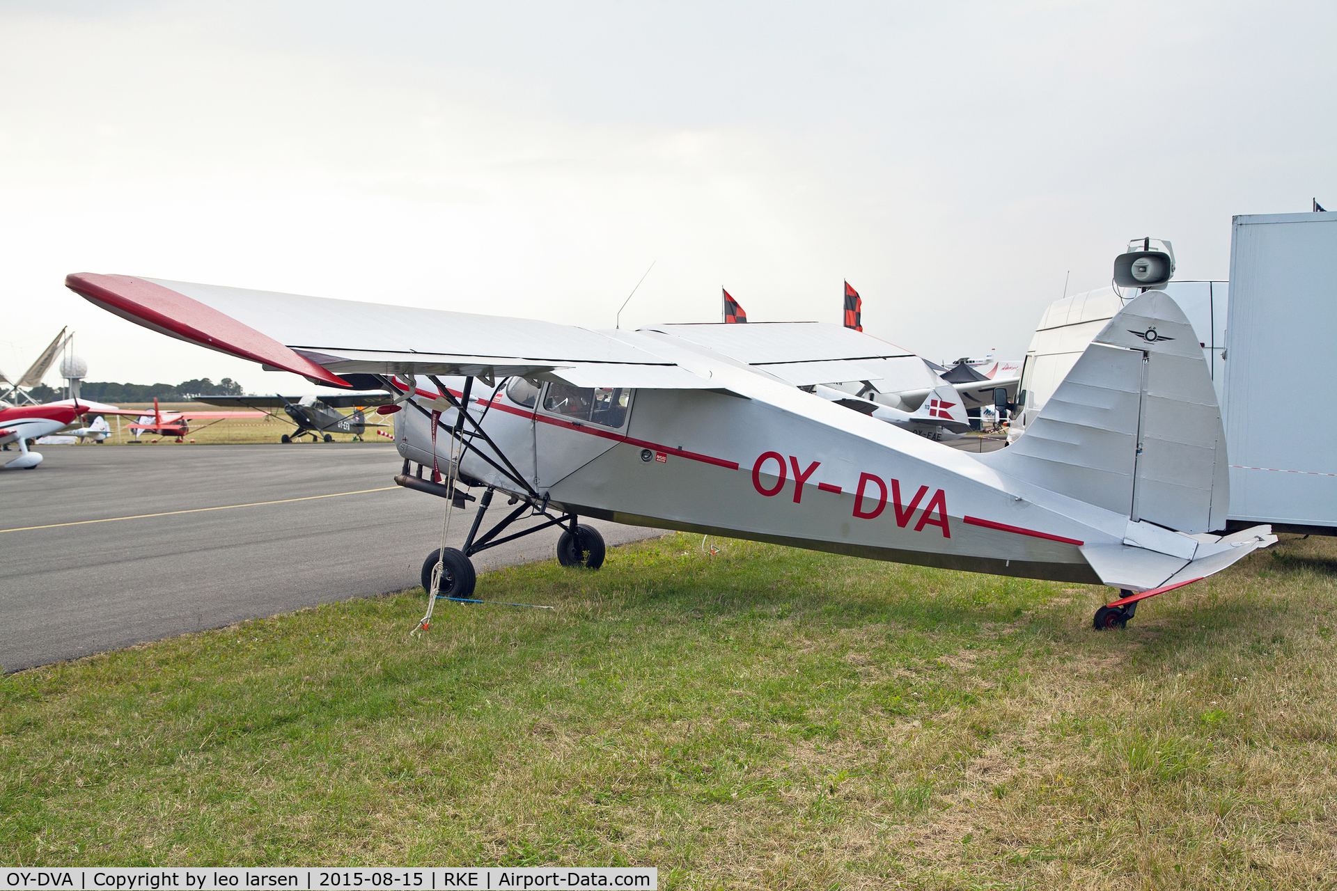 OY-DVA, 1946 SAI KZ III U-2 C/N 74, Roskilde Air Show 15.8.2015