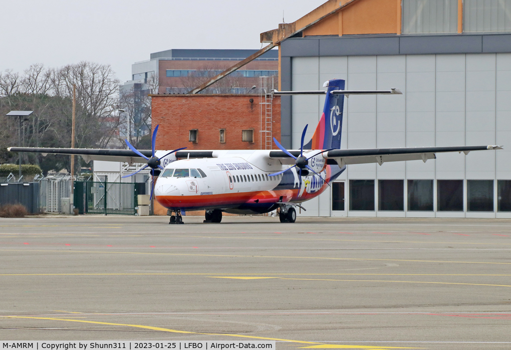 M-AMRM, 2010 ATR 72-212A C/N 826, Parked at the General Aviation area... Now used for Hydrogen programm