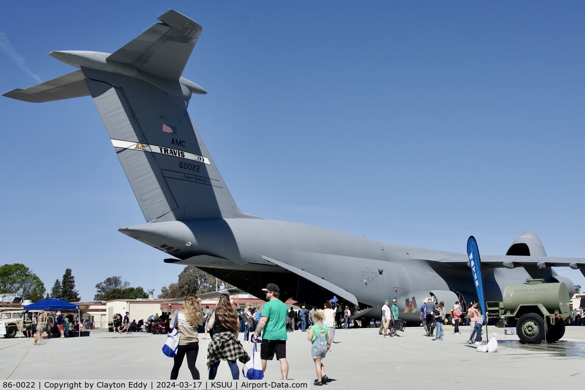 86-0022, 2015 Lockheed C-5M Super Galaxy C/N 500-0108, Travis AFB airshow California 2024.