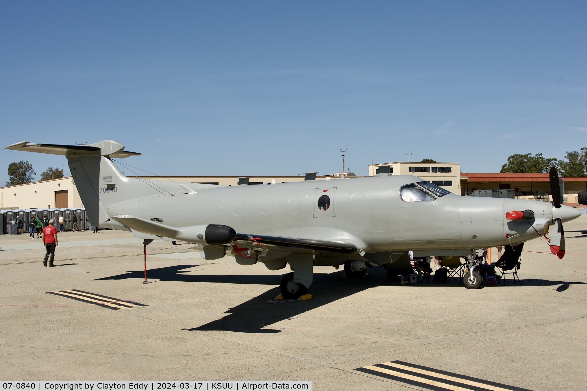 07-0840, 2007 Pilatus U-28A C/N 840, Travis AFB airshow California 2024.