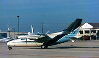 N327E @ GKY - Registered as Mitsubushi MU2 - This aircraft was used for Prisoner Transport in Texas