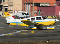 HB-PGB @ LFBO - Arriving from a flight and parked at the general aviation apron - by Shunn311