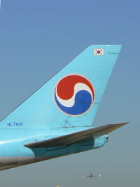 HL7601 @ DFW - Korean Air Cargo on the Taxiway
