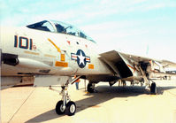 162708 - At the former Dallas Naval Air Station - F-14A AF 101 of V-201 Hunters