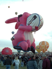 N15EB - Energizer Bunny Hot Air Balloon at 2002 Albuquerque Balloon Fiesta