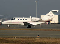 LX-LOV @ LFBO - Parked at the General Aviation area... - by Shunn311