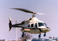 N22299 - Bell 222 at the Grand Prairie, Texas plant helipad