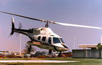 N22299 - Bell 222 at the Grand Prairie, Texas plant helipad