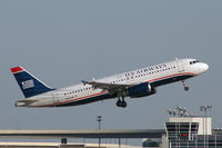 N625AW @ DFW - US Airways departing DFW