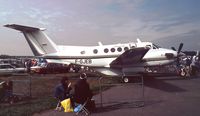 F-GJEB @ EGLF - Beechcraft 200 King Air  at Farnborough International 1990