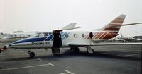F-GDSA @ EDDV - Dassault Falcon 100 / Mystere 100 at the ILA 1984, Hannover