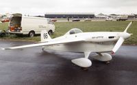 G-AXDZ @ EGLF - Airmark Cassutt Speed One of Air Race Team Chadwick at Farnborough International 1980