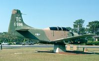 132598 - Douglas AD-5N (A-1G) Skyraider of USAF at Hurlburt Field historic aircraft park