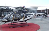 N407GN @ LFPB - Bell 407 of Conquistador Helo Services at the Aerosalon 2009, Paris