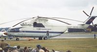 CCCP-06141 @ EGLF - Mil Mi-26 HALO at Farnborough International 1984