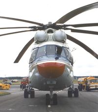 CCCP-06141 @ EGLF - Mil Mi-26 HALO at Farnborough International 1984