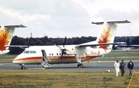 C-GGPJ @ EGLF - De Havilland Canada DHC-8-102 (Dash 8-102) at Farnborough International 1984