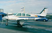 D-ICCA @ EDNY - Beechcraft 95-B55 Baron at the Aero 1999, Friedrichshafen