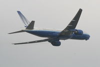 N780UA @ EBBR - Flight UA951 is taking off from RWY 07R - by Daniel Vanderauwera