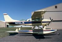 N206JW @ ANE - Cessna TU206G Turbo Stationair 6 on amphibious floats at Anoka County Airport, Blaine MN