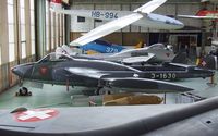 HB-RVA @ LSZR - De Havilland (F+W Emmen) D.H.112 Venom FB50 ex-Flugwaffe at the Fliegermuseum Altenrhein