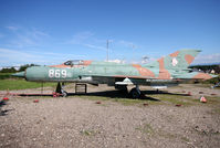 869 - S/n 94A4503 - West Germany Air Force MiG-21SPS preserved at the Hatten Museum... - by Shunn311