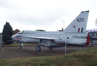 XS420 - English Electric (BAC) Lightning T5 at the Farnborough Air Science Trust