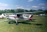 N1885N @ KCGS - Cessna 120 at College Park MD airfield