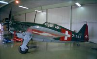 HB-RCF @ LSZR - Morane-Saulnier (EFW) D-3801 / MS.406 C-1 at the Fliegermuseum Altenrhein