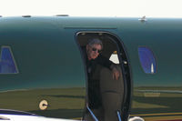 N6GU @ GKY - Actor Harrison Ford arrives at Arlington Municipal for Super Bowl XLV in his Cessna Sovereign.