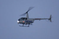 N441TX - News helicopter hovering over Cowboys Stadium before Super Bowl XLV