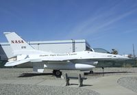 N816NA - General Dynamics F-16A Fighting Falcon outside the main gates of the Lockheed plant, Palmdale CA