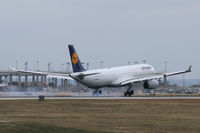 D-AIKJ @ DFW - Lufthansa landing at DFW