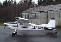 N52148 @ 0S9 - Cessna 180J Skywagon at Jefferson County Intl Airport, Port Townsend WA