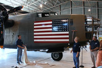 N24927 @ ADS - CAF B-24A Diamond Lil unveiling ceremonies in the Cavanaugh Flight Museum hanger at Addison Airport