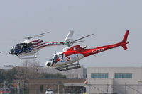C-FNZZ @ GPM - At Grand Prairie Municipal - Photo shoot for Heli Expo 2012