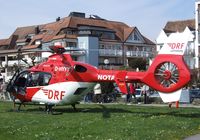 D-HYYY - Eurocopter EC135P2+ EMS-helicopter of the DRS-Luftrettung at the lakeside park in Langenargen on the shores of Lake Constance (Bodensee) for an informational display for emergency personnel