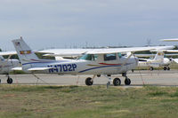 N4702P @ DTO - At the Denton Municipal Airport