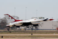 87-0319 @ AFW - USAF Thunderbird departing Alliance Airport - Fort Worth, TX - by Zane Adams