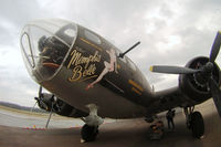 N3703G @ JVW - The movie Memphis Belle B-17 at Williams airport, Raymond MS